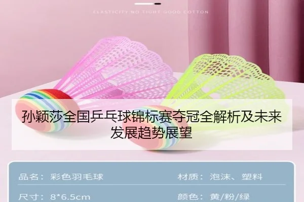 孙颖莎全国乒乓球锦标赛夺冠全解析及未来发展趋势展望
